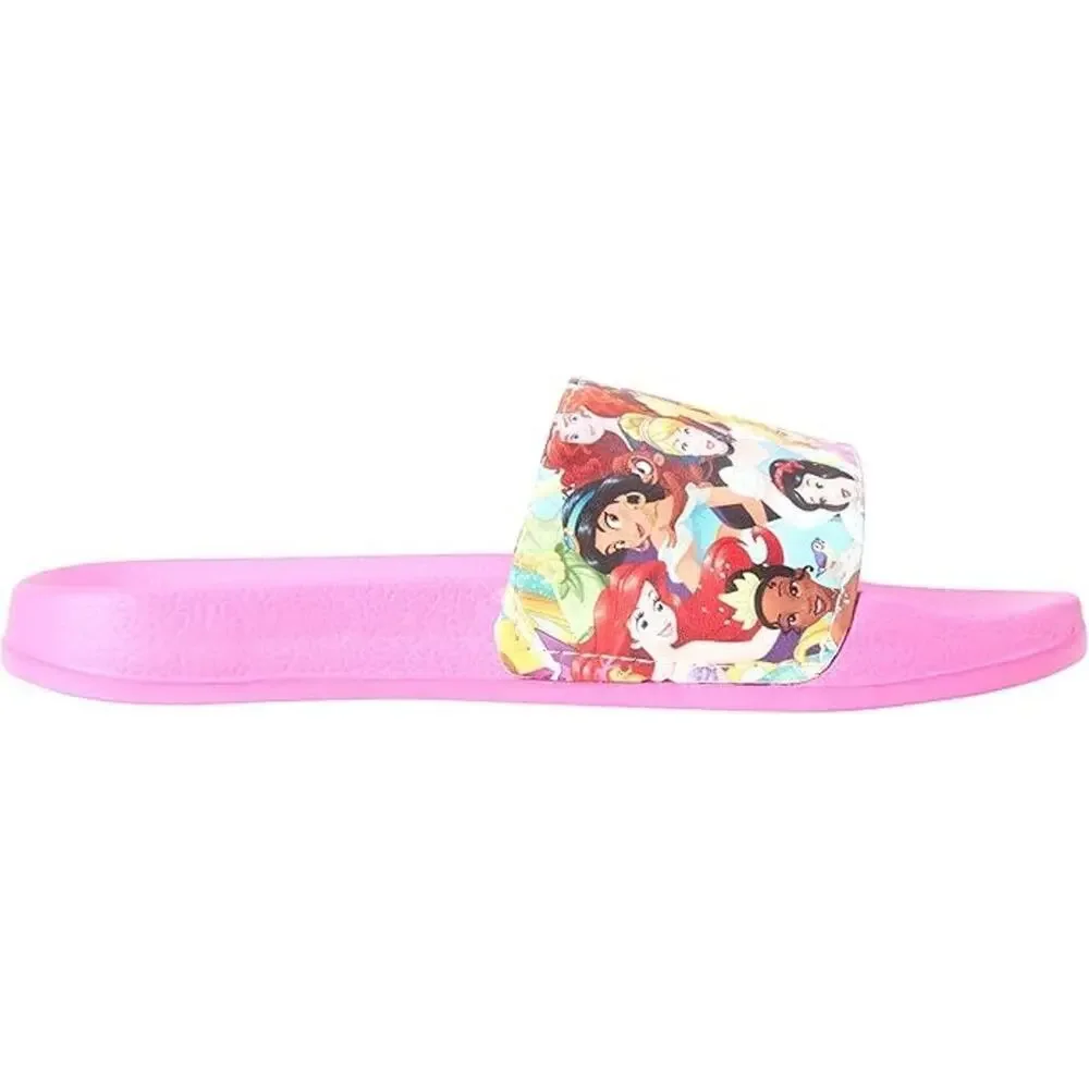 Disney Girls' Princess Sandals Slip-On Beach/Pool Slides Little Kid L (2/3) New